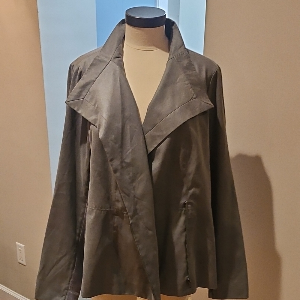 Marc Bouwer Gray Trench Coat